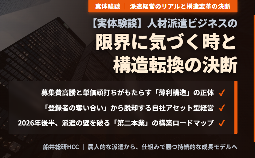 【実体験談】人材派遣ビジネスの限界に気づく時のイメージ